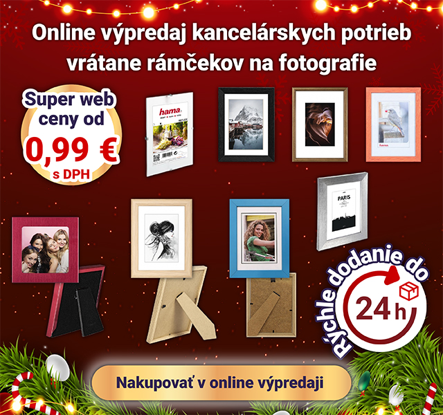 VÝPREDAJ fotorámčekov za super web ceny od 0,99 € s DPH