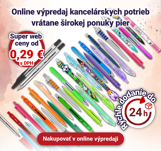 Online výpredaj širokej ponuky pier od 0,29 €